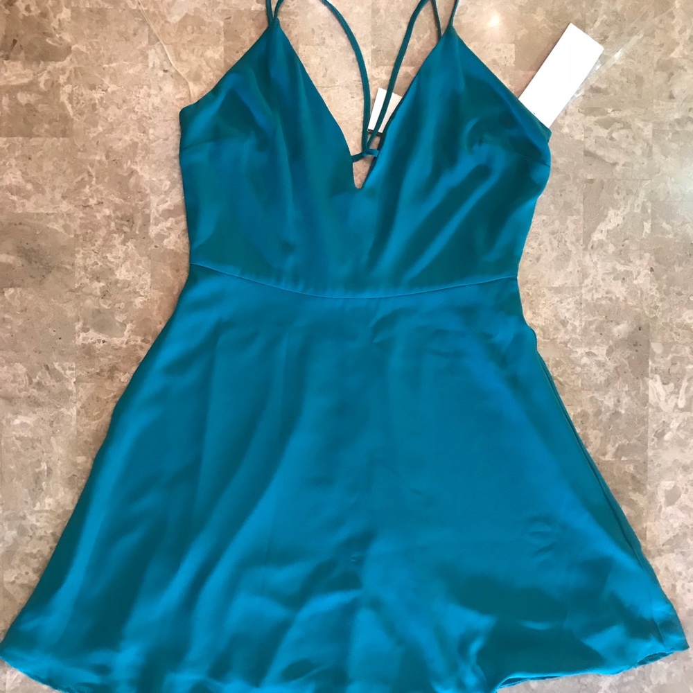 Harbor Blue, Silky Sway Dress